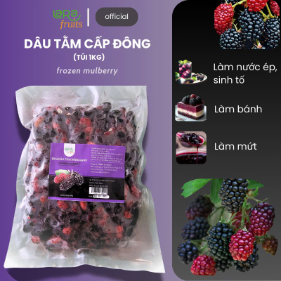 Dâu tằm đông lạnh túi 1kg - CÔNG TY TNHH LARAFARM